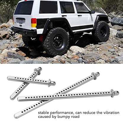 4Pcs RC Car Shell Column, Aluminum Alloy Front Rear Extended Body Post Mount, RC Car Shell Column for Axial SCX10 90046 1/10