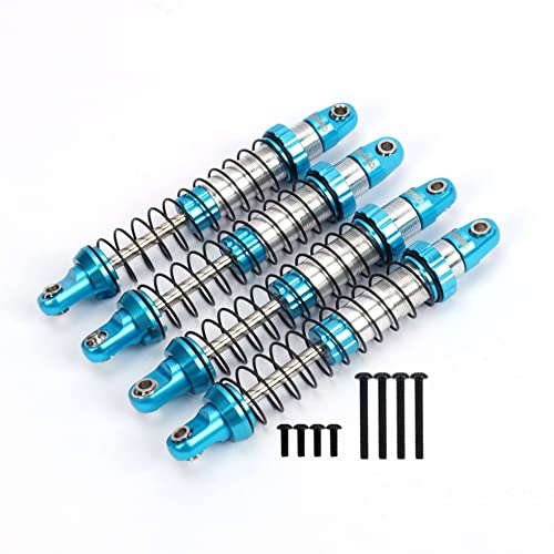 RCAWD Shock Absorber for UTB18 Capra Upgrades, Front & Rear RC Shocks Parts #AXI213004#AXI213000, for Axial 1/18#AXI01002 Blue - color: Blue