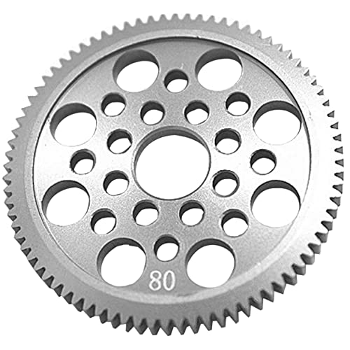 ShareGoo Metal 48P Spur Gear 80T Compatible with Sakura D3 CS S XI XIS 1/10 Drift RC Racing Car