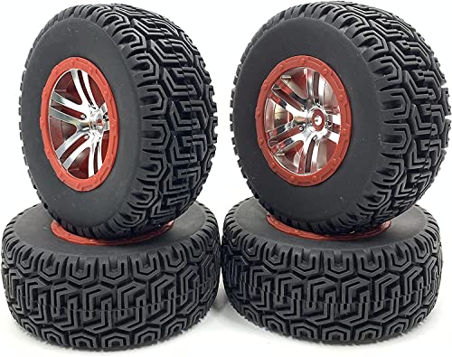 SF033 10SC Tyre Tires No Wheels Fits 1/10 1/12 RC Off Road Rock Cralwer Shore Truck huanqi 727 axial YETI HPI Blitz 10 Associated Short Course Slash Ananta 10sc-10a JUMPSHOT SC HOBAO