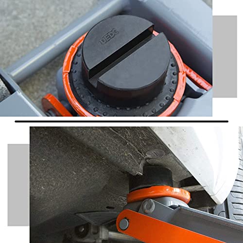 DEDC Floor Jack Pad Universal Jack Stand Rubber Pinch Protector Car Adapter 1 Pack, Oil Change Mush Haves, Change Tire Repair Tires Oil Must Have, for Car SUV Truck Pickup Sedan MPV Wagon
