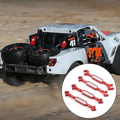kingsea RC Car Wrench Aluminum Alloy Turnbuckle Nut Ball Joint Remover 3.0/3.2/3.5/3.7/4.0/5.0/5.5/6.0mm Universal Repair Tool Compatible with RC Car Boat RC Drone, Red - color: Red