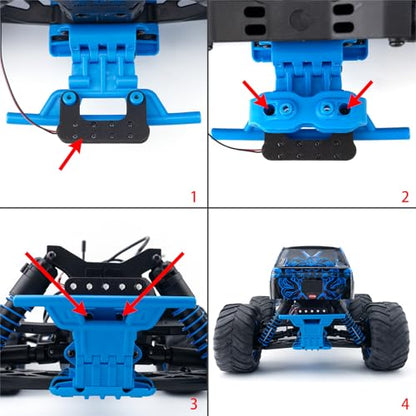 1/10th Front Rear LED Lights Kit for 1/10 ARRMA Gorgon Upgrade Parts