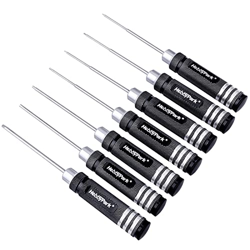HobbyPark RC Allen Driver Set & Hex Nut Driver Set, 17mm Wheel Wrench, M2 M3 M4 Hex Nuts Wrench, RC Screw Tray