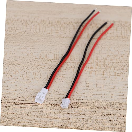 INOOMP 20Pcs Ultra Soft Silicone Battery Connector Wires with Male and Female Adapters High Temperature Resistant Power Cables for Rc Boat Car and Aircraft Connections