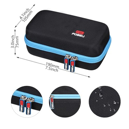 FBLFOBELI EVA Hard Case for FNIRSI HRM-10 Car Battery Tester | for Klein Tools ET270/MM460S/MM400/MM420/MM325/MM300 Digital Multimeter, Shockproof & Water-Resistant, Tool Carrying Bag