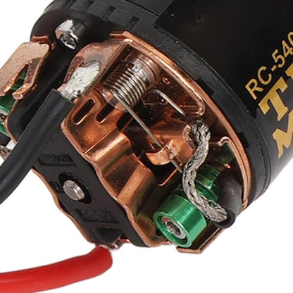 RC Brush Motor ESC Combo, 540 13T Brushed Motor with T Plug for Axial SCX10 90046, Gen 8 1/10 RC Car, High Strength Magnets - size: 13T