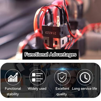 HERCHR Bidirectional RC Brushed Motor ESC Speed Controller, 2s‑3s Lipo 5A Brushed ESC DC6V-14V Dual Way Mini Speed Controller for RC Boats Tank Aircraft Airplane Brushed Motor Spare Parts