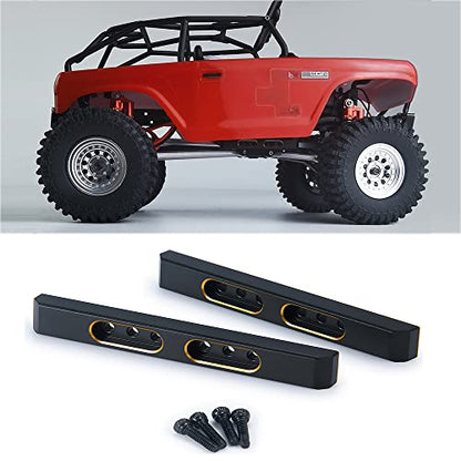 2Pcs Brass Boulder Bars for 1/24 Axial SCX24 AXI90081 AXI00001 AXI00002 AXI00005 AXI00006 Girder Strengthen RC Car - color: Brass Boulder Bars