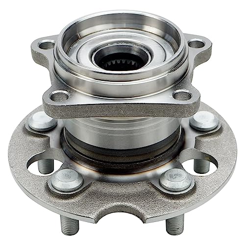 Detroit Axle - 4pc AWD Front Steering Knuckles Rear Wheel Bearing Hubs | for 2004 2005 2006 2007 2008 2009 2010 Toyota Sienna, 2 Steering Knuckles 2 Non-ABS Wheel Bearing Hubs Replacement - size: 4UW48672/Kit