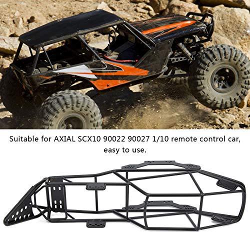 RC Roll Cage Chassis | Heavy-Duty Metal Full Tube Frame Body Chassis for Axial SCX10 1/10 Scale RC Crawler Truck Upgrade Part, with Rigid Stability