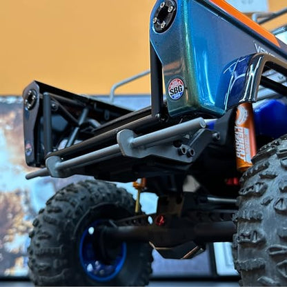 Hand Welded Grade 5 Titanium Front and Rear Bumper Bull Bar Bed Roll Bar for Vanquish VS4-10 Phoenix Chassis Body Upgrade Parts (Rear Bumper) - color: Rear Bumper