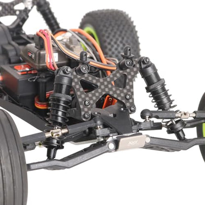 KYX Racing Carbon Fiber Front Shock Tower Wing Stay Upgrades for 1/18 RC Crawler Car LOSI Mini-T 2.0 Buggy