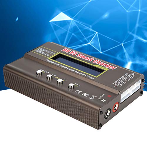 RC Battery Charger B6 V3 80W AC DC Balance Charger with LCD Display 11.0-18.0V for NiMH