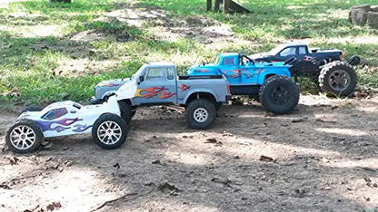 RC car Truck - Tribal Flames - 10pc Body Decal kit - Universal for Arrma Losi HPI Axial Traxxas Redcat Tekno 1/10 1/8 Scale Rock Crawler Stickers (Brown/Orange) - color: Brown/Orange