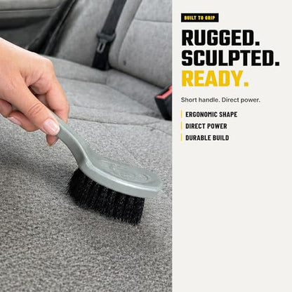 Chemical Guys, The Nifty Interior Detailing Brush, Soft Bristle, 2 Pack | Soft-bristle brushes clean vents, dashboards, steering wheels, door panels and cup holders, two pack - size: 2 Pack