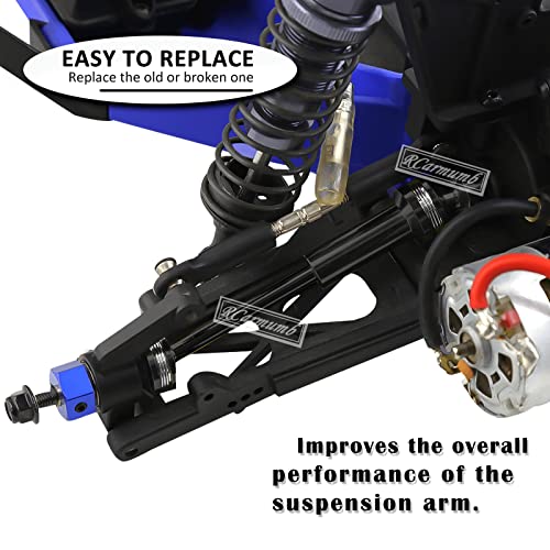 RC Driveshafts CVD Upgrades Part for 1/10 Slash VXL 4x4 4wd,Rustler VXL 4x4 4wd,Stampede VXL 4x4 4wd,Front Rear Steel #45 Drive Shaft Axles with Hex,4PCS,Black - style: black (4wd)