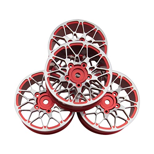 OD62mm Hard Plastic RC Drift Car Tires & Wheel Rims 12mm Hex Tyre & Metal Wheel Rims RC 12mm Hex Hubs 1/10 RC Drift On-Road Racing Touring Wheel Rim