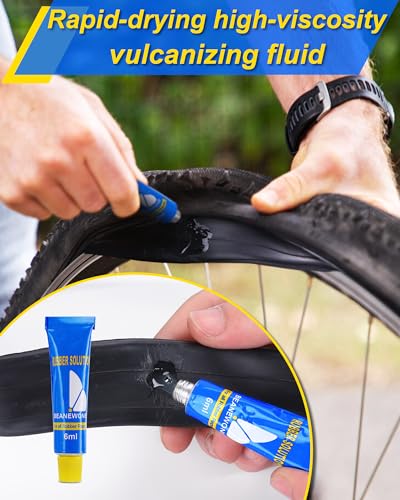 Bike Tire Repair Kit, Bicycle Inner Tube Patch Kit – Portable Case for Bicycle, Motorcycle & Inflatable Tubes - style: Refills