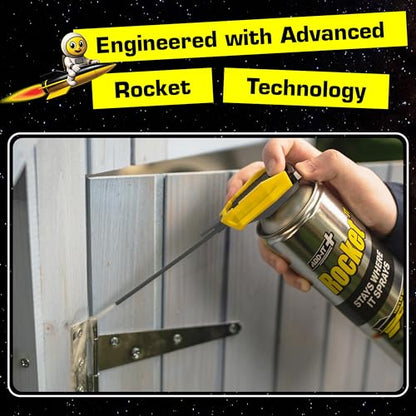 Multi-Purpose Lubricant Spray, 20 Fl Oz - Super Penetrating Oil & Anti-Corrosion Spray for Rusted Bolts, Tools, Bikes & Garden Equipment, Water-Resistant Protective Coating - 600ml Mega Can - size: 20 fl oz (Pack of 1)