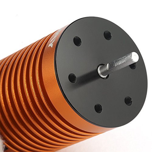 GoolRC 10T 3930KV 4 Poles Sensorless Brushless Motor and Waterproof 60A Sensorless Brushless Car ESC for 1/10 RC Car Truck Boat