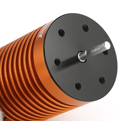 GoolRC 10T 3930KV 4 Poles Sensorless Brushless Motor and Waterproof 60A Sensorless Brushless Car ESC for 1/10 RC Car Truck Boat