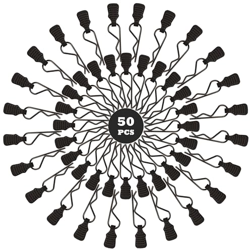 50-Pack Mini Clips RC Cars Body Clip Pins with Pull Tabs for 1/24 1/28 1/36 Scale Micro Trucks Compatible with Axial SCX24 Wrangler JLU CRC JT Gladiator FCX24 WLtoys K969 - color: 0.7mm