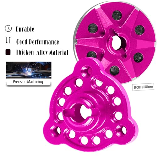 RC Transmission Gear &48P 86T w/19T 21T 23T Pinions &Slipper Clutch &Pressure Plate &Slipper Rebuild Kit Upgrades Part for 1/10 2WD Slash/Rustler/Stampede/Bandit 2WD(VXL) RC Car,Pink - color: Pink(1set)