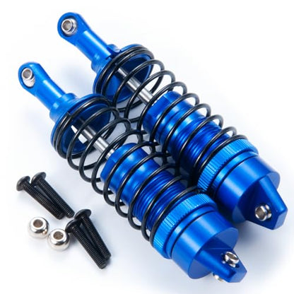 All Metal Shocks Front Rear Oil Shocks Absorber for Tra-xxas Slash 2WD Rustler 4X4 VXL Hoss Stampede Bandit Nitro Shock Absorber Damper Set 1/10 RC Upgrades Parts Replace