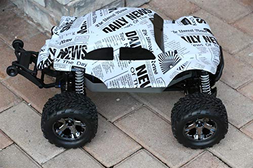 SummitLink Compatible Custom Body Newspaper Style Replacement for 1/10 Scale RC Car or Truck (Truck not Included) STB-N-01