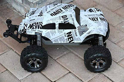 SummitLink Compatible Custom Body Newspaper Style Replacement for 1/10 Scale RC Car or Truck (Truck not Included) STB-N-01