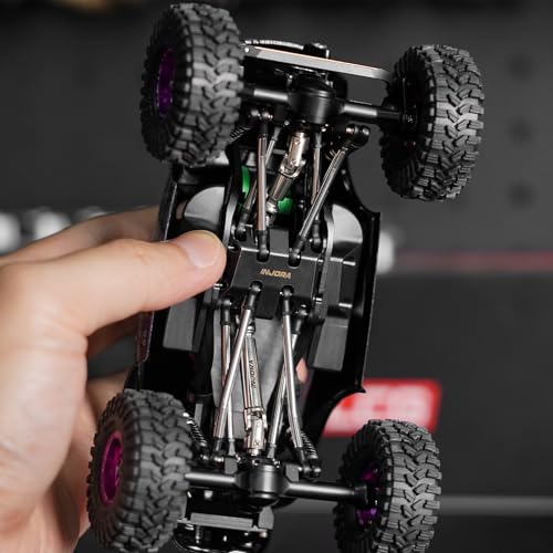 INJORA Stainless Steel High Clearance Chassis Links for 1/30 Axial SCX30