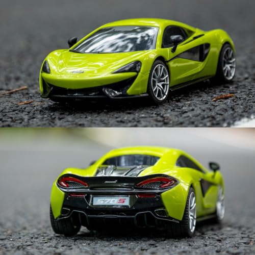 AEROQUEST 1:24 McLaren Remote Control Car（570S-Green） | Officially Licensed,Birthday Gift,Toys for ages 3-8,Electric Sport Racing,front-light ,2.4GHz-supports multi-play - color: Mclaren Green