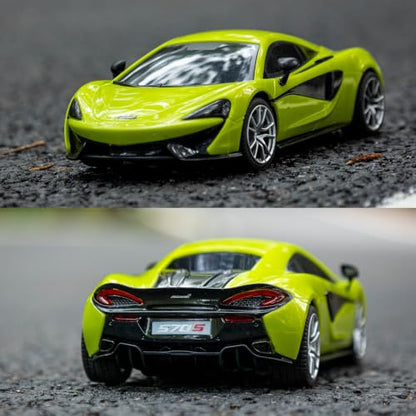 AEROQUEST 1:24 McLaren Remote Control Car（570S-Green） | Officially Licensed,Birthday Gift,Toys for ages 3-8,Electric Sport Racing,front-light ,2.4GHz-supports multi-play - color: Mclaren Green