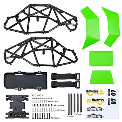 RC Roll Cage Rock Buggy Body Shell for 1/10 Axial SCX10 ll 90046 RC Crawler Car Buggy (Green) - color: Green