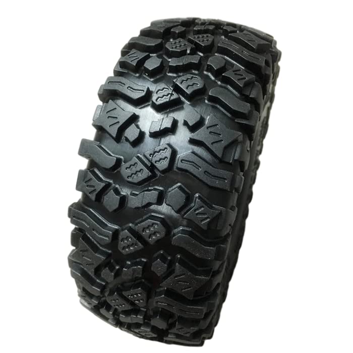 KYX Racing Rubber 2.2 Inch Tires 140mm * 55mm Tyres Upgrades Parts Accessories for 1/10 RC Crawler Car Axial Wraith (2pcs)