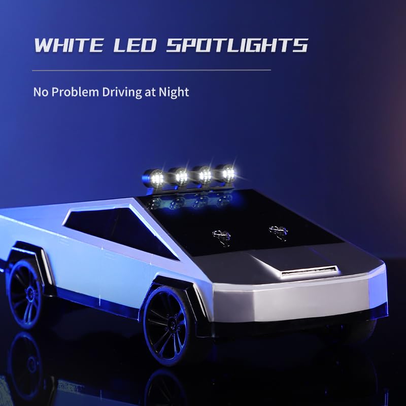 1/14 Scale Mini Drift Racing RC Car for Adult, 4WD High-Speed 48km/h Simulation Remote Controll Racing Cars Vehicle with LED Spotlight and Dual Tires