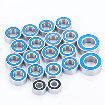 20Pcs Metal Ball Bearings Rubber Ring Axle Bearing for Axial SCX24 | 1/24 RC Crawler Car Upgrades Parts Accessories