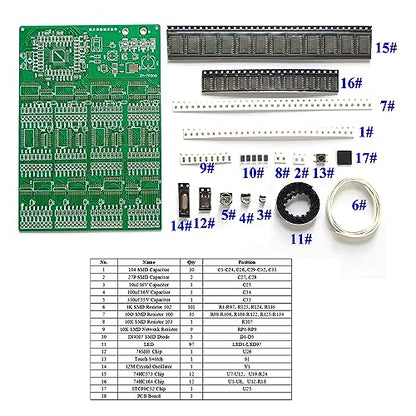 ISolderStore Soldering Practice Kit 4 Kits SMD SMT Kit DIY Electronic DIY Kits Soldering Project Soldering Training Board All in One - size: SMD D-4PCS