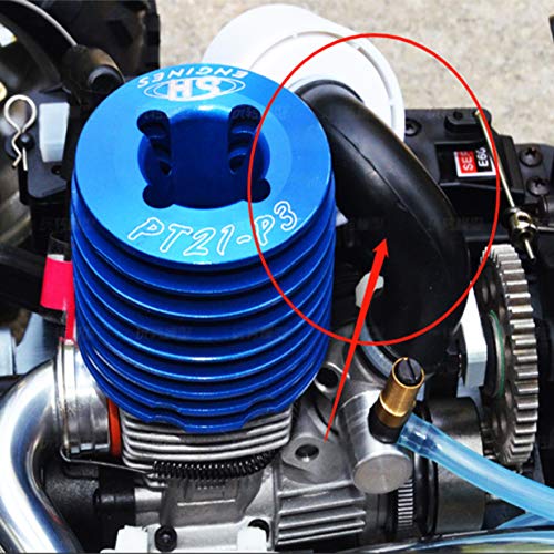 ShareGoo RC 1/8 Air Filter Cleaner Upgraded Parts Fit SH.28 Engine Compatible with HSP Axial Traxxas Redcat Losi Himoto 1/8 RC Nitro Car Truck Buggy