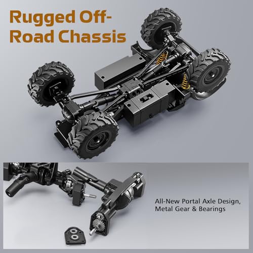 1/18 RC Semi-Truck for Adults, MN-333 Unimog Off-Road RC Rock Crawler, 4WD RC Truck RTR Transport Car Alloy Model for Hobby Toy Gifts (Green) - color: Green