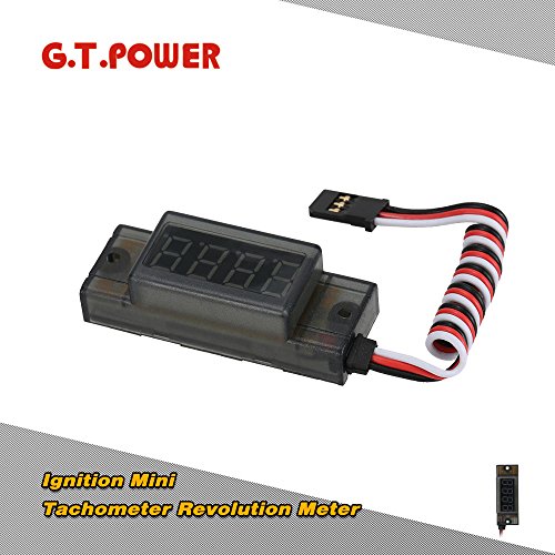 GoolRC G.T.Power Ignition Mini Tachometer Revolution Meter for RC CDI Petrol Gas Engine