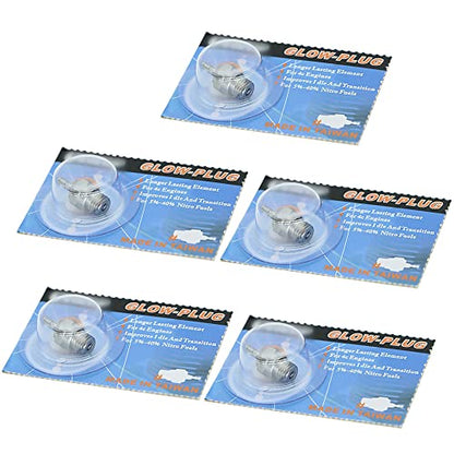 GLOBACT RC Glow Plug 70117 N3 Hot Spark for Kyosho Redcat HPI HSP 1/8 1/10 | Replace OS 8, Nitro Engine Parts