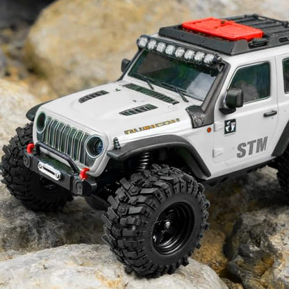 REDSPIDER 0.7" RC Crawler Tires 40mm, RS6 Composite Material Sticky Butyl Rubber Micro Mud Tires with Foam Inserts, High Grip Upgrade for 1/30 Axial SCX30 RC Car (Tires) - color: Tires