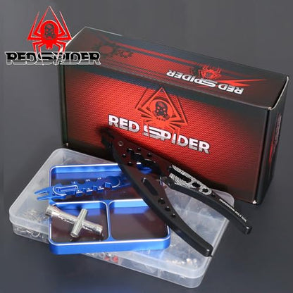 REDSPIDER RC Tool kit Magnetic Screw Tray Nut Gasket Storage Tool rc Shock Pliers and RC Screws Kit for 1/8 1/10 1/12 1/16 1/18 RC Car Truck Crawler ﻿