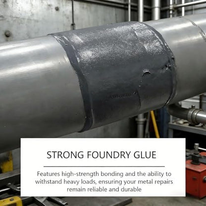 Strong Foundry Glue, High Temperature Resistant Casting Repair, Metal Repair Glue, Premium Liquid Welding Filler for Metal Defects and Repairs (2Kit) - color: 2Kit