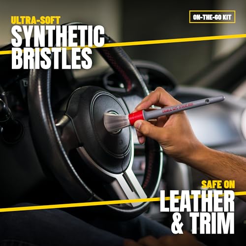 Chemical Guys, 10-Piece Interior Cleaning Kit, Cleaner, Brushes, Gel & Bag | Reaches vents, seams and screens most sprays miss, a complete set to detail every surface, and a solid gift - style: KIT + BAG