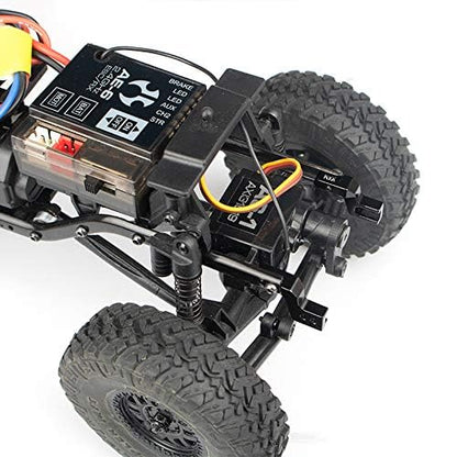 KYX Racing CNC Machined Aluminum Alloy Front Bumper Mount Posts Upgrades Parts Accessories For 1/24th Scale RC Crawler Car Axial SCX24 JLU AXI00002