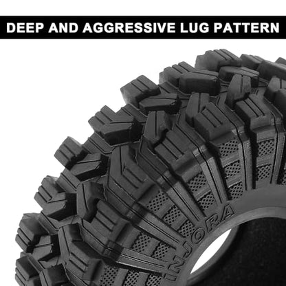 INJORA King Trekker 1.9" S5 All Terrain Tires for 1/10 RC (118 * 42mm)
