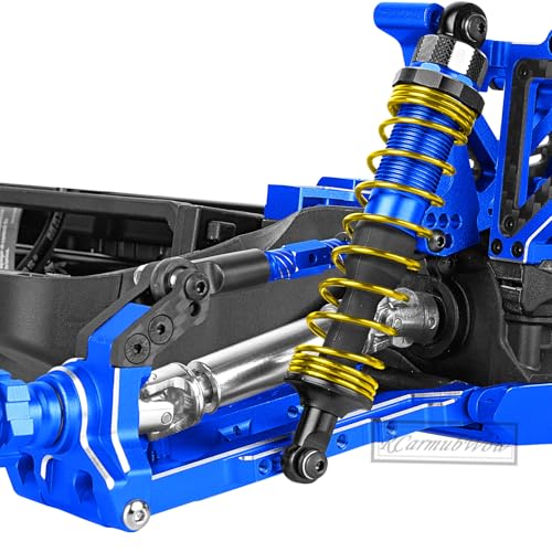 RC Shock Absorber Upgrades Part for 1/10 Jato 4X4 Brushless,Jato 4X4 VXL,Alloy Aluminium Shocks Front Rear,Replace #7462,Navy Blue - color: Navy Blue(4pcs)